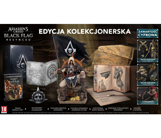 Xbox Assassin's Creed Black Flag Resynced  Collector's Edition - 1526378 - zdjęcie 2